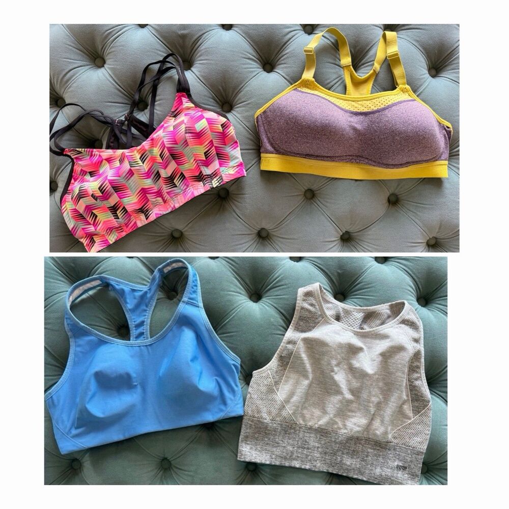Champion Maurices Avia Sports Bras Lot Assorted Colors Styles Wireless Women L